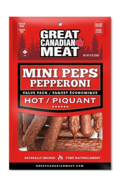 Great Canadian Meat - Hot Mini Pepperoni - Mini Peps