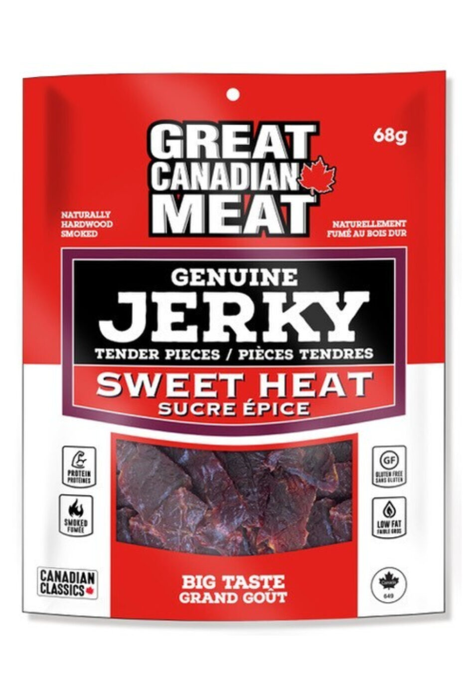 Great Canadian Meat Company   GCM Sweet Heat Beef Jerky 933x1400 