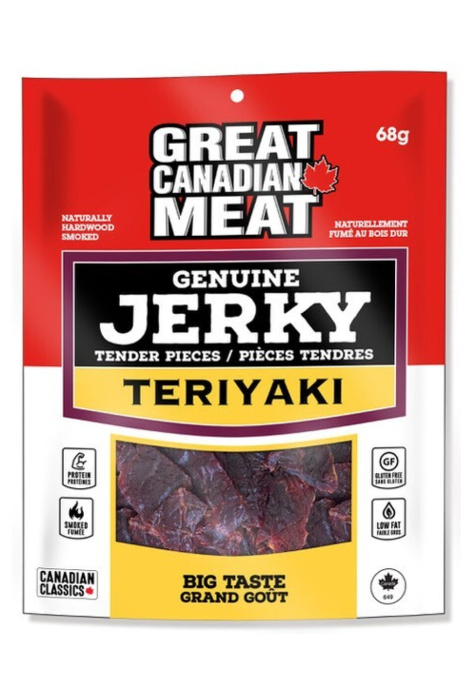 Great Canadian Meat Company   GCM Teriyaki New Beef Jerky 933x1400 