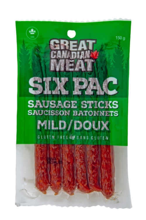 mild sausage sticks six pac