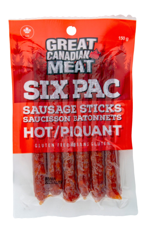 hot six pac sausage sticks