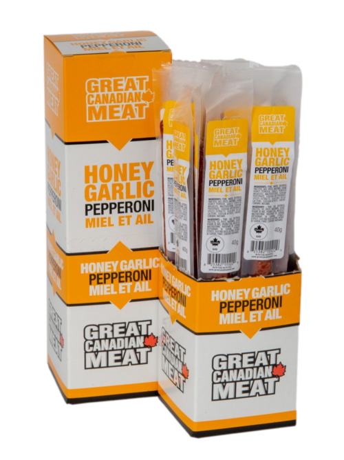 Honey Garlic Pepperoni Salami Sticks