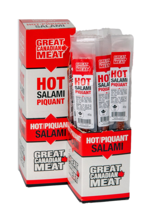 Hot Salami Sticks from Great Canadian Meat
