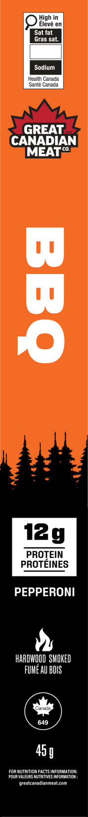 45g Smokey BBQ Pepperoni Sticks