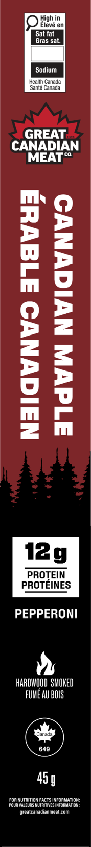 Maple Pepperoni Stick